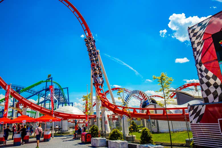 One of Energylandia's rollercoasters