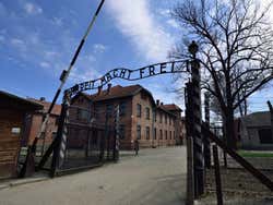 Auschwitz, entrance