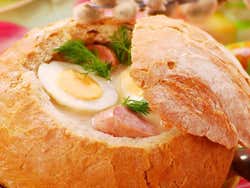 Typical dish in Kraków, soup