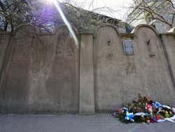 Podgórze, ghetto wall fragments